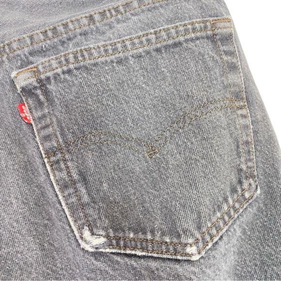 Vintage 80s Levi’s 501 - 0658 Custom Jeans Waist 29 Women Size 6 8 Leopard Plaid - Picture 8 of 16